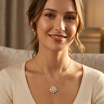 Celestial Diamond Pendant media 1