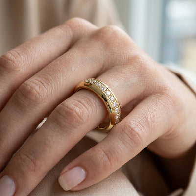 Eternity Gold Band media 3